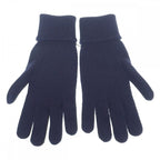 Gucci GG Logo Gloves S 4 Gacx 4179 Cashmere Wool Navy — view 2