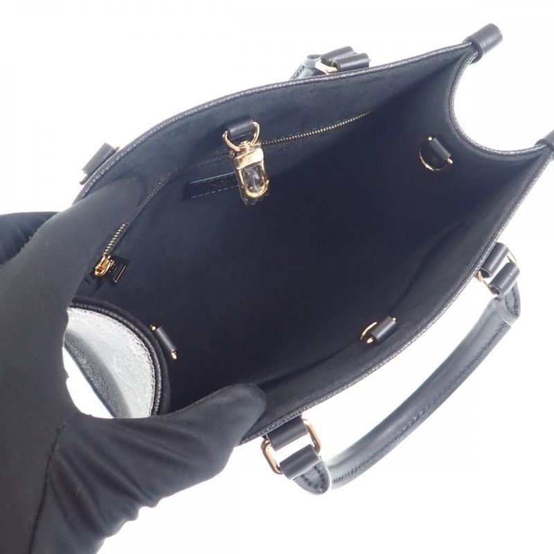 Louis Vuitton On The Go PM 2-Way Bag Shoulder Empreinte Noir Black — view 5