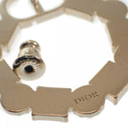 Christian Dior Petit CD E1858 Ptccy Earrings Metal Black Crystal Gold — view 5