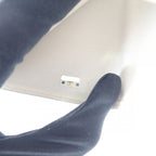 Chanel 19 Flap Wallet Ap2809 Trifold Lambskin White Gold Hardware — view 5