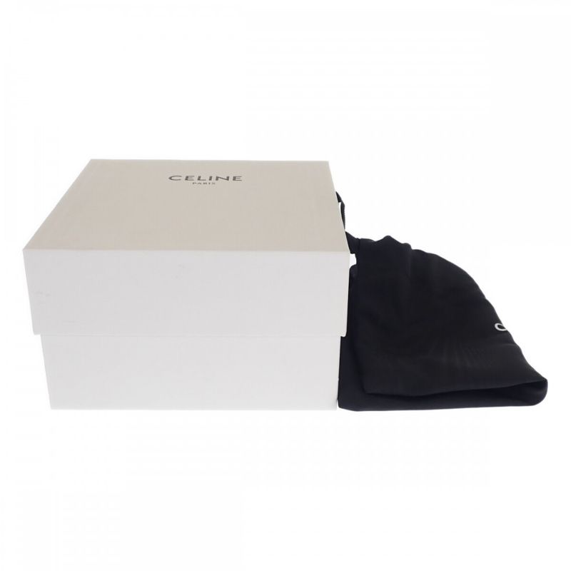 Celine Small Travel 10 C762 djp.01 ta Pouch Polyurethane Leather White — view 9