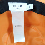 Celine Bucket M 2 aub 0930 C.38 no Hat Nylon Black — view 4