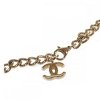 Chanel Coco Mark Logo Long Necklace Metal Gold — view 3
