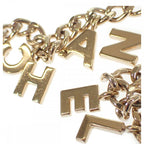 Chanel Coco Mark Logo Long Necklace Metal Gold — view 5