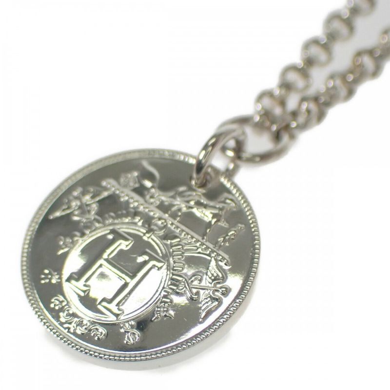 Hermes Ex Libris Breath PM B 00 sh Bracelet 18K Pink Gold Silver Ag1000 — view 4