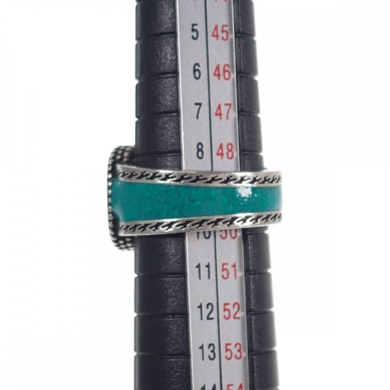 Gucci Interlocking G j8410 8136 Ring Silver 925 Turquoise — view 8