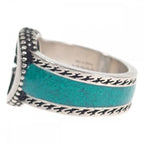 Gucci Interlocking G j8410 8136 Ring Silver 925 Turquoise — view 4