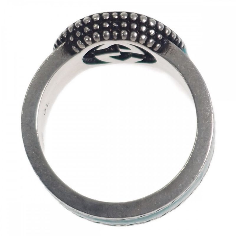 Gucci Interlocking G j8410 8136 Ring Silver 925 Turquoise — view 6