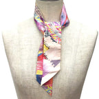 Hermes Twilly 2022 Limited Edition Kyoto Marble Tie Scarf — view 2