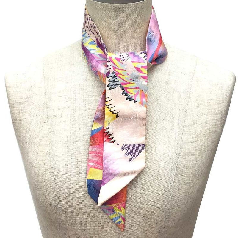 Hermes Twilly 2022 Limited Edition Kyoto Marble Tie Scarf — view 2