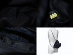 Chanel Tweed Backpack Mini Navy Silver — view 8