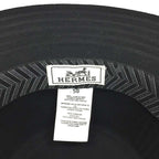 Hermes Hat Dalton H Baguette Size 58 Black — view 3