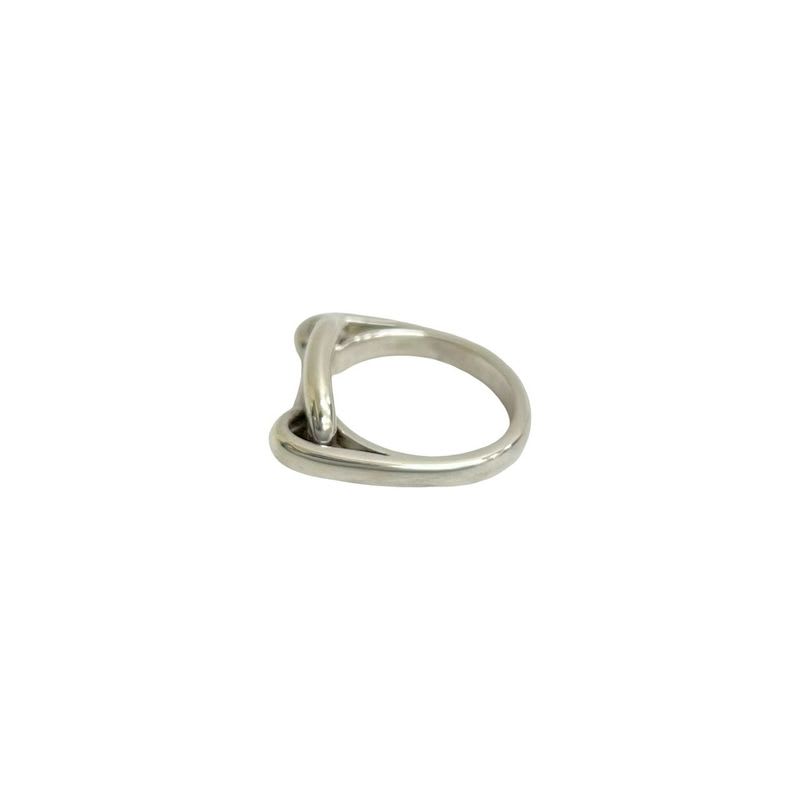 Hermes Chaine D'ancre Ring Silver 925 No 6 Accessories Small — view 6