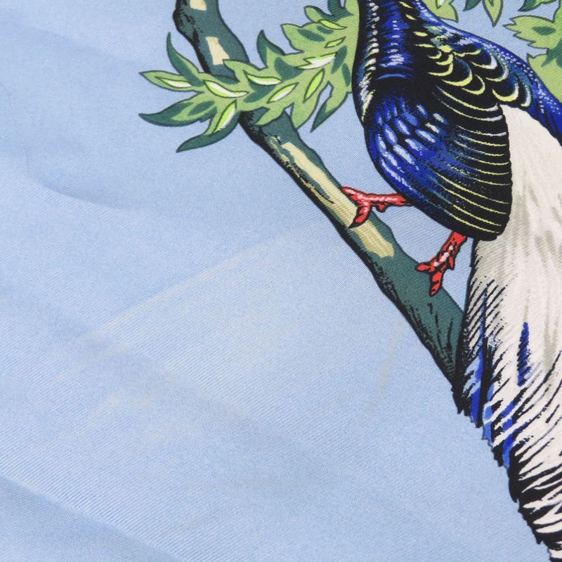 Hermes Carre 90 Sichuan Silk Navy Scarf 0124 — view 4