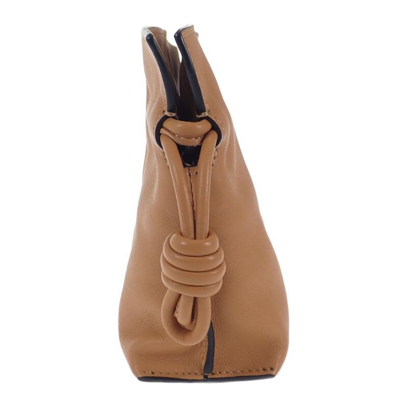 Loewe Flamenco Clutch Nano A411 Fc6 X01 2-Way Bag Shoulder Calf Warm Desert — view 5