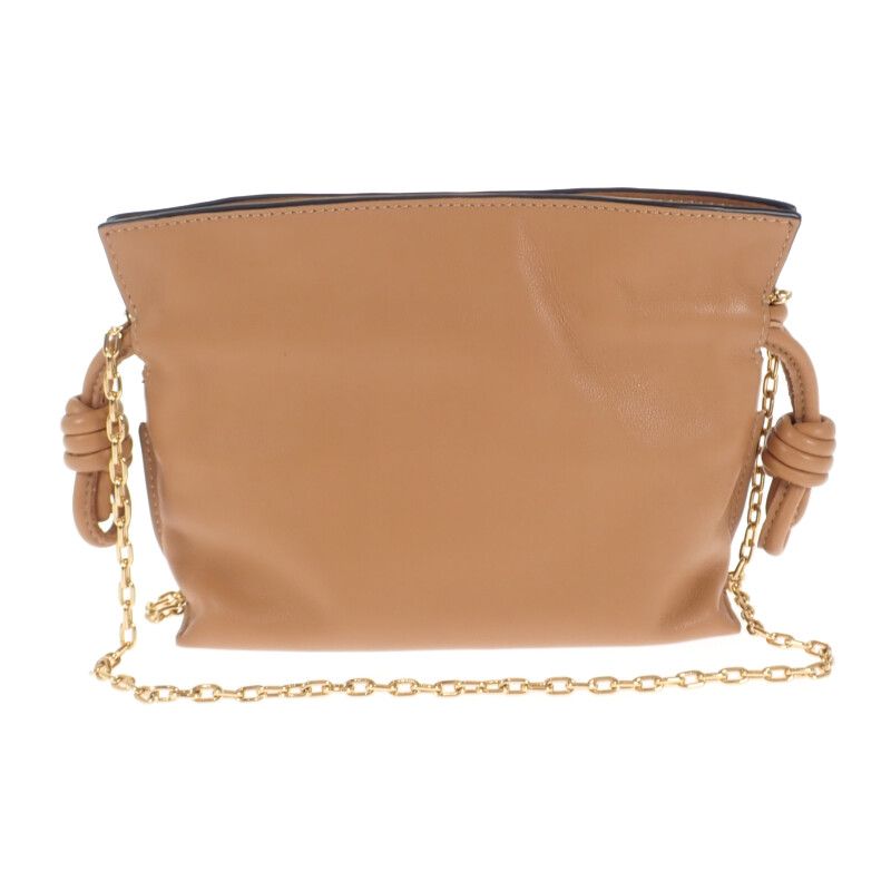 Loewe Flamenco Clutch Nano A411 Fc6 X01 2-Way Bag Shoulder Calf Warm Desert — view 3