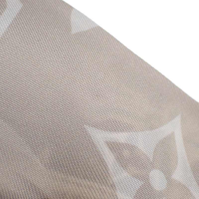 Louis Vuitton Bandeau BB Ultimate Scarf Silk Beige Blue Marlene — view 6