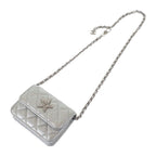Chanel Star Chain Belt Bag Mini 2-Way Shoulder Lambskin Silver Hardware — view 2