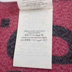 Gucci GG Jacquard Scarf 3 G636 1272 Wool Silk Gray Pink — view 5