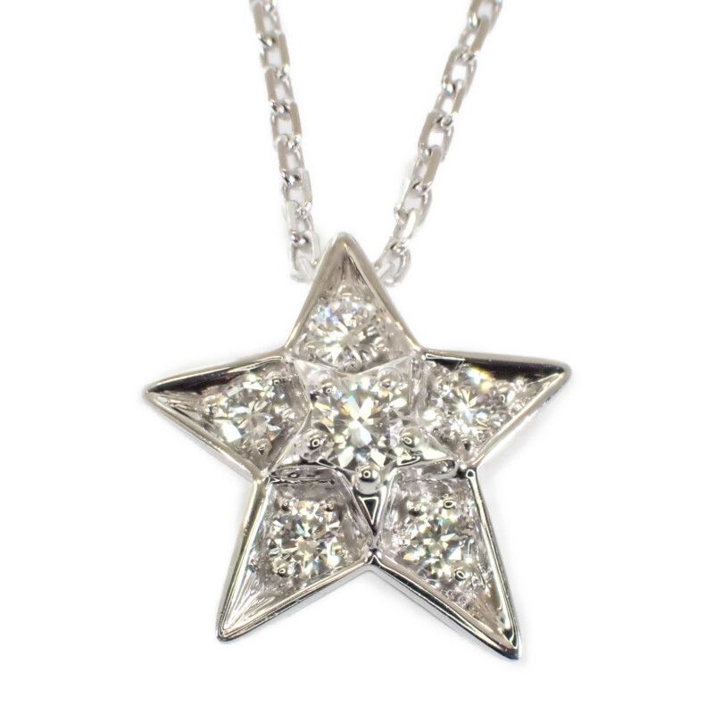 Chanel Comet Collection Small Model J2709 Necklace 18K White — view 3
