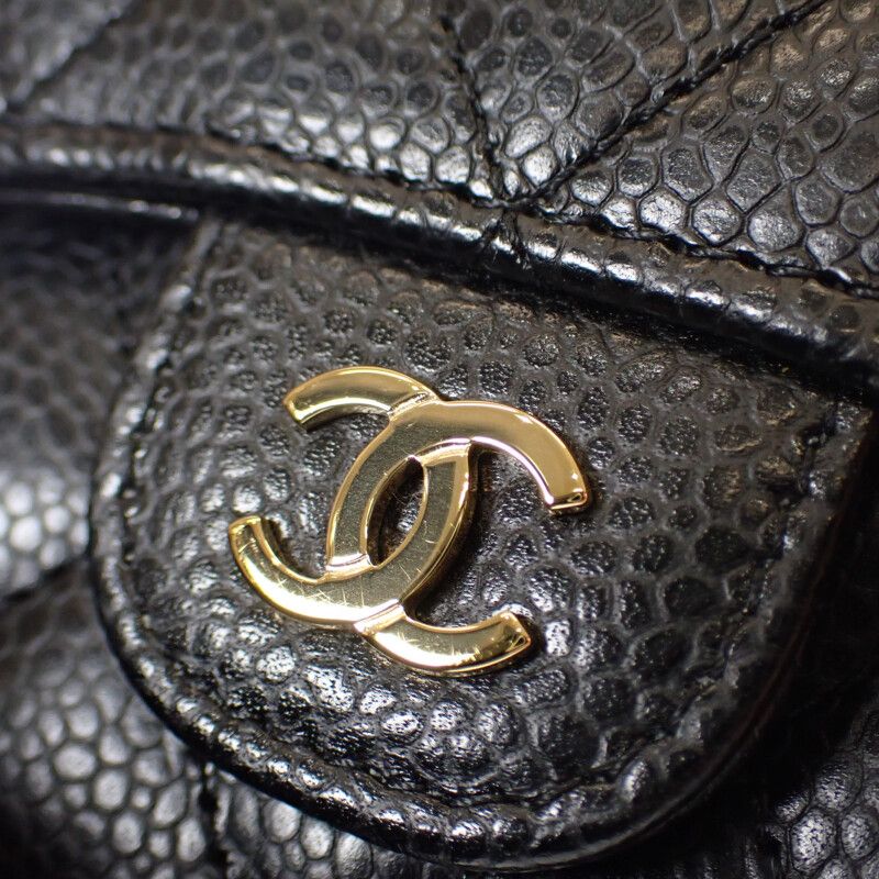 Chanel Classic Small Flap Wallet Ap0231 c3906 Trifold Caviar Leather — view 9