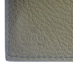 Gucci Logo Compact Wallet Mini E8 Ig3352 Trifold Calfskin Khaki — view 9