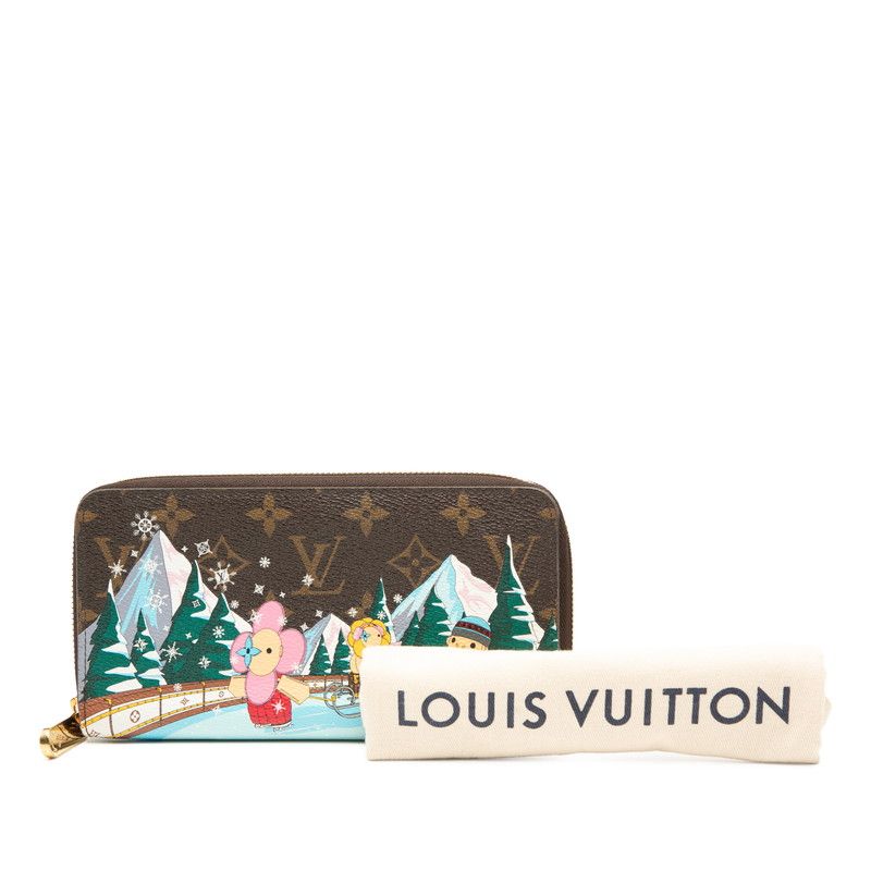Louis Vuitton Monogram Holiday Collection Zippy Wallet Vivienne Round Zipper — view 6