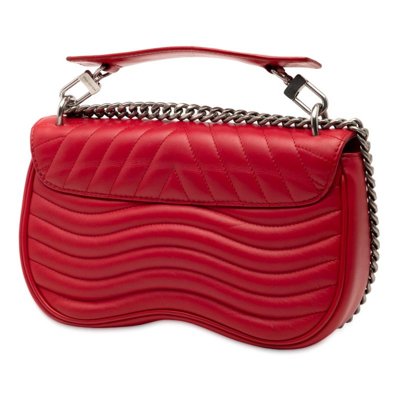 Louis Vuitton New Wave Chain Bag MM Shoulder 2-Way Red — view 2