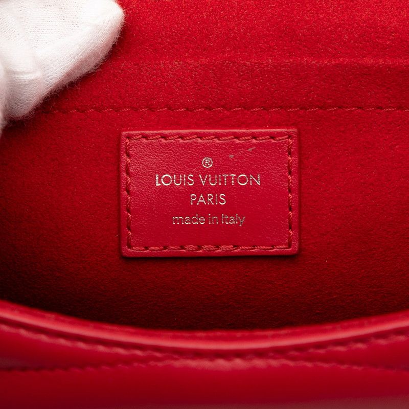 Louis Vuitton New Wave Chain Bag MM Shoulder 2-Way Red — view 5