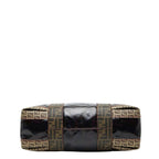 Fendi Zucca Tote Handbag 8 Bl096 Brown Enamel — view 3