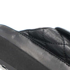 Chanel CC Turnlock Quilted Leather Mule Shoes Black 36 — view 7