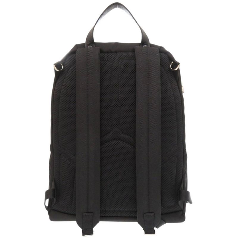 Prada Nylon Black Backpack Daypack 1213 — view 3