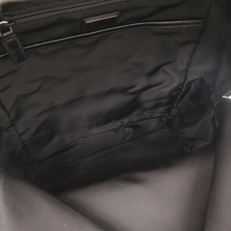 Prada Nylon Black Backpack Daypack 1213 — view 6