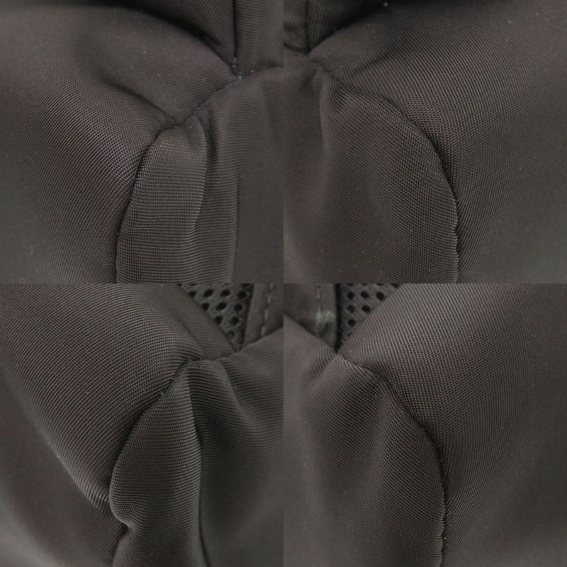 Prada Nylon Black Backpack Daypack 1213 — view 5
