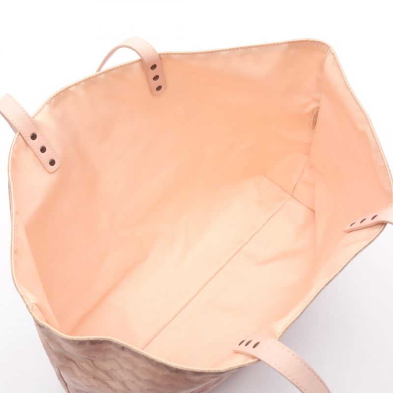 Bottega Veneta Tote Bag Intreccio Illusion Pink Nylon Leather — view 3