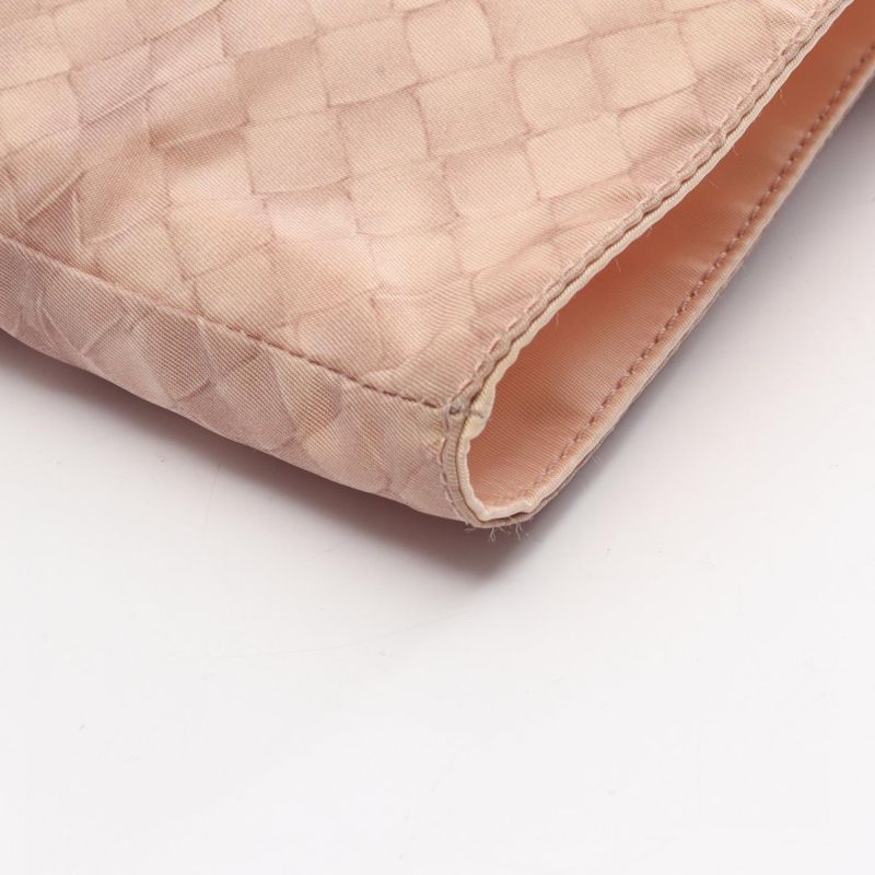 Bottega Veneta Tote Bag Intreccio Illusion Pink Nylon Leather — view 8