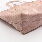 Bottega Veneta Tote Bag Intreccio Illusion Pink Nylon Leather — view 7