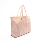 Bottega Veneta Tote Bag Intreccio Illusion Pink Nylon Leather — view 2