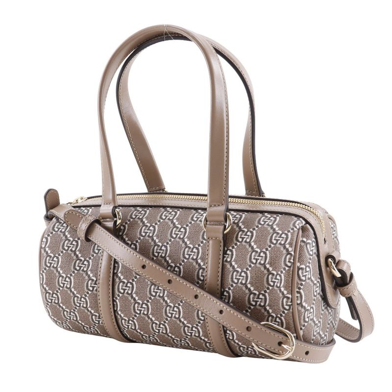 Gucci GG Shadow 2-Way Shoulder Leather Brown Handbag — view 2