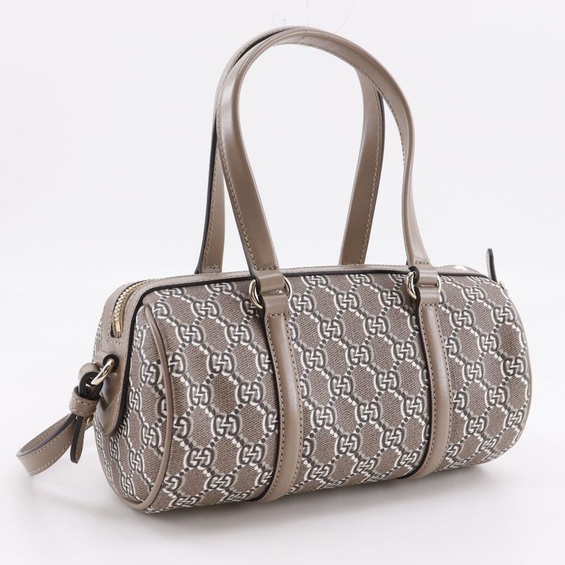 Gucci GG Shadow 2-Way Shoulder Leather Brown Handbag — view 3