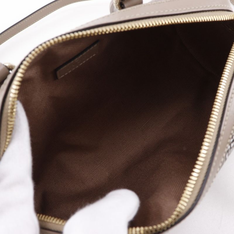 Gucci GG Shadow 2-Way Shoulder Leather Brown Handbag — view 6