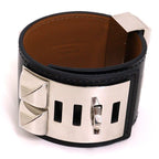 Hermes Herme Bracelet Corriede Chien Engraved B Rank — view 3