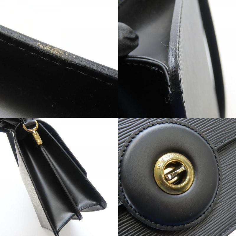 Louis Vuitton Shoulder Bag Free Run Epi Leather Noir Black Gold Hardware — view 4