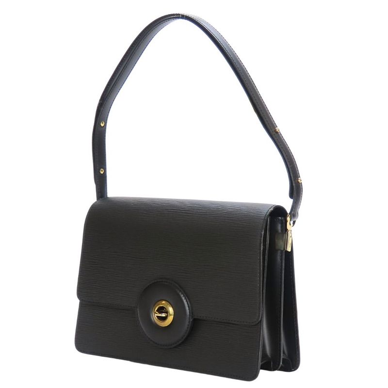 Louis Vuitton Shoulder Bag Free Run Epi Leather Noir Black Gold Hardware — view 2