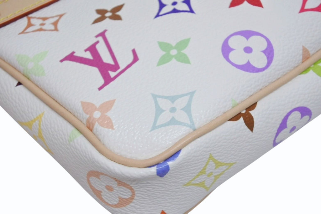 Louis Vuitton Takashi Murakami TM Pochette Accessoires White — view 6