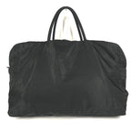 Prada Boston Bag Triangle Logo Plate Nylon Black — view 2
