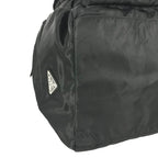 Prada Boston Bag Triangle Logo Plate Nylon Black — view 6