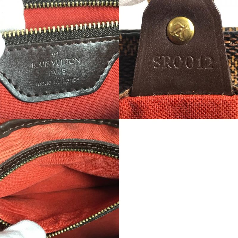 Louis Vuitton Handbag Vavin PM Damier Canvas Ebene Brown — view 9