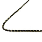 Chanel Shoulder Logo Plate Chain Lambskin Black Bag — view 7
