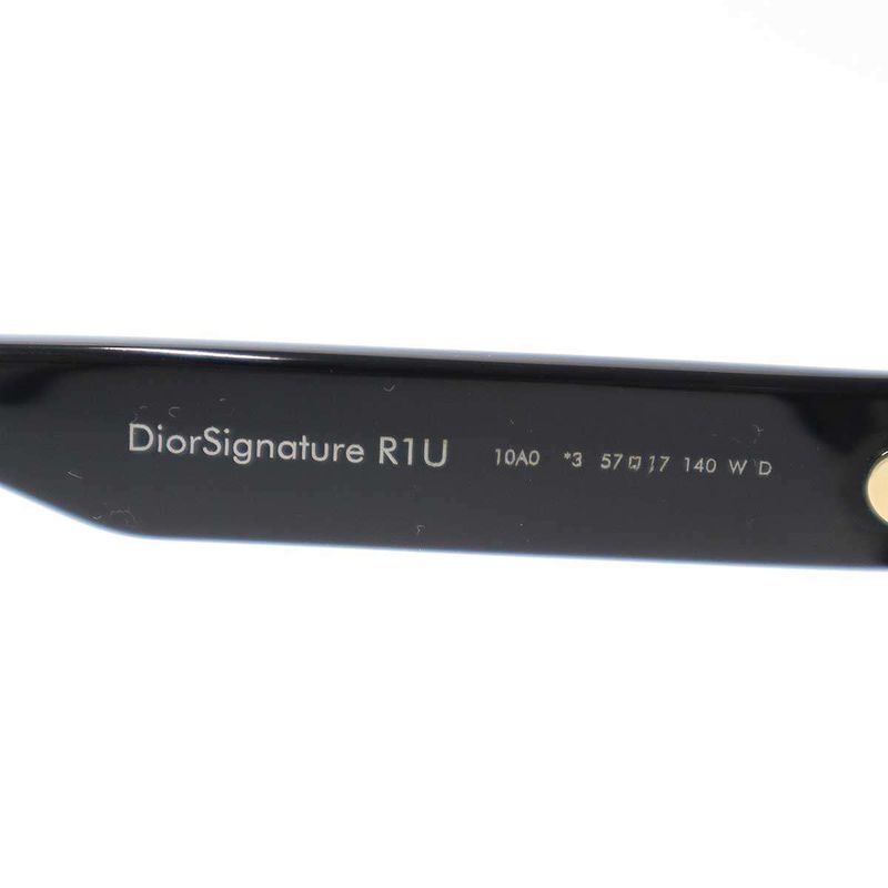 Christian Dior Signature R1 U Sunglasses Eyewear 10 A0 Black 5717 140 — view 6